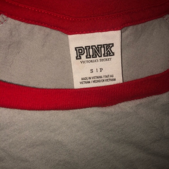 Victoria’s Secret Pink Crop Top Long Sleeve - Picture 2 of 2